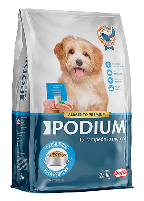 2.8kg Podium Cachorro Raza Pequeña