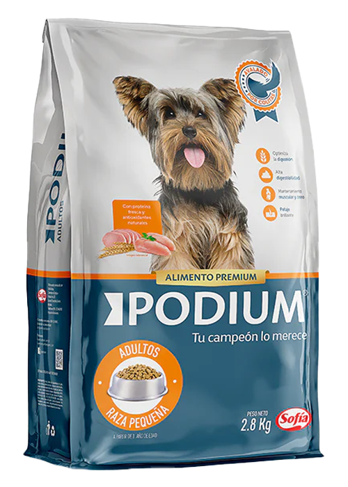 2.8 Kg Podium Adulto Raza Pequeña