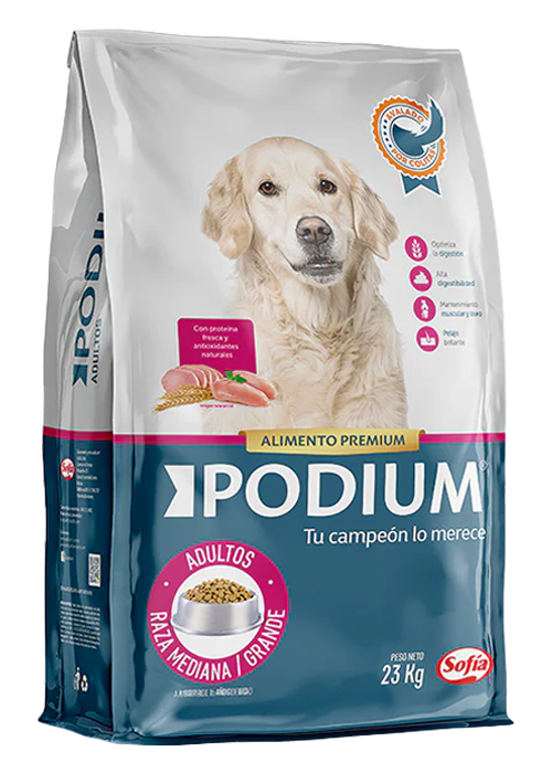 23 kg Pódium Adulto Raza Mediana