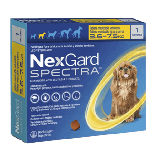 NexGard Spectra 3.6 - 7.5 kg