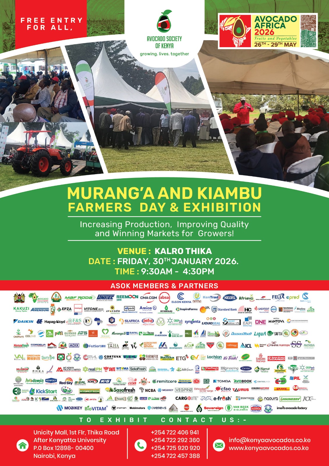 MURANG'A AND KIAMBU FARMER'S DAY AND EXHIBITION
