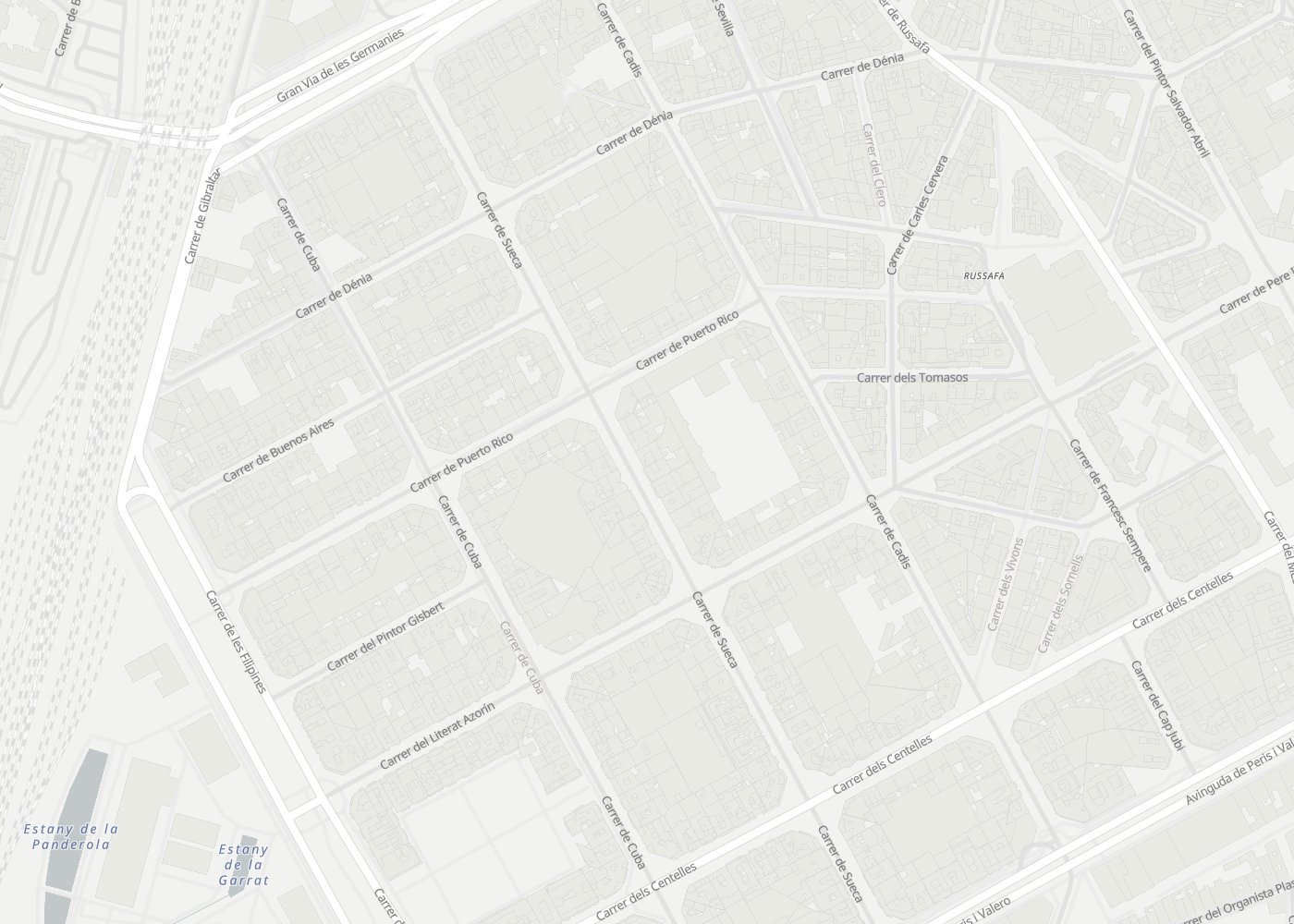 Mapa de la ubicación: Calle Sueca, 41, 46006 Valencia, España