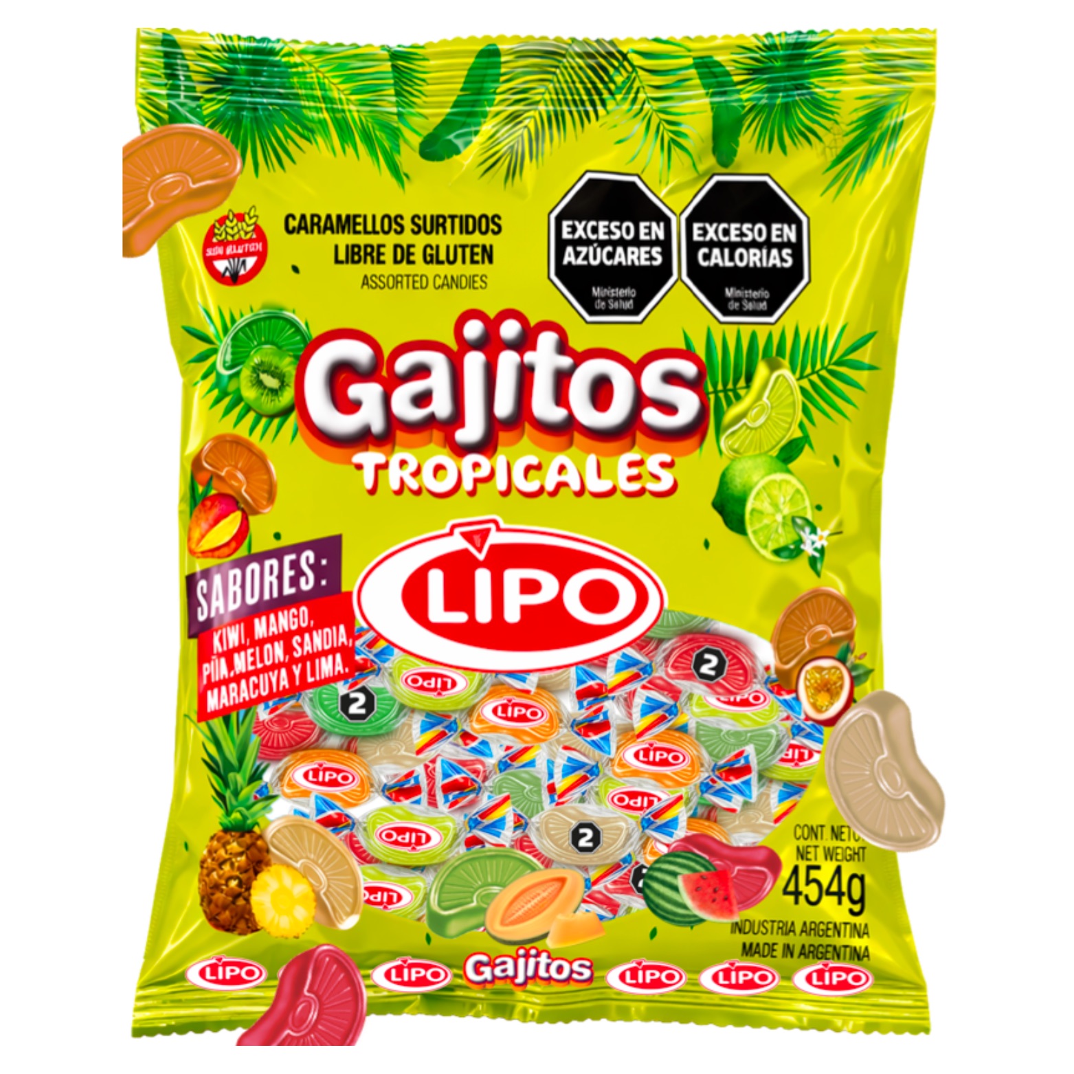 -CARAMELO GAJITOS TROPICALES
