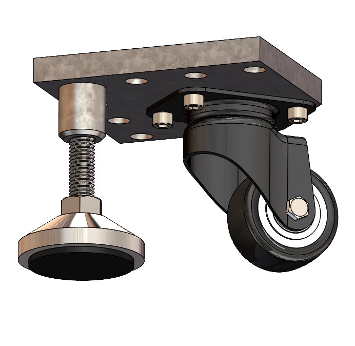 Caster Wheels And Plates