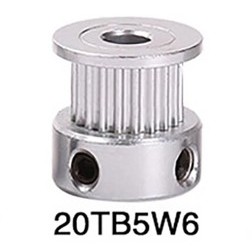 GT2 6mm 20Teeth Timing Aluminum Pulley - image 1