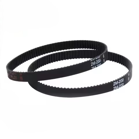 200mm GT2 Closed Loop Rubber Timing Belt 2GT-6 - image 1