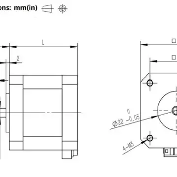42HS34 2-Phase NEMA 17 Stepper Motor - thumbnail 2