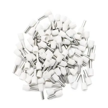 E0508 22AWG 0.5 Sq mm Insulated Wire Crimp Terminator Ferrules - thumbnail 1