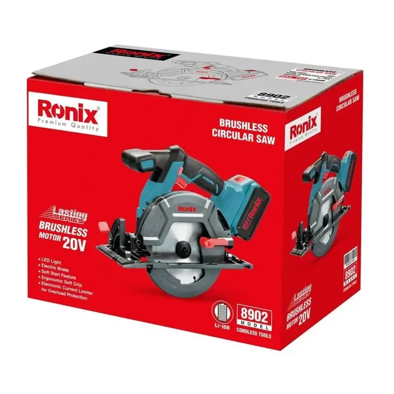 Ronix 8902 20V Brushless Cordless Circular Saw 165mm - image 2