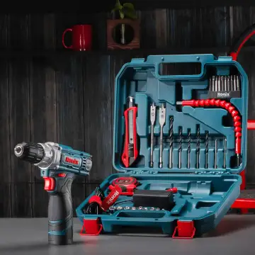 Ronix RS-8611 12V Cordless Drill Driver Set (35 pcs) - thumbnail 1