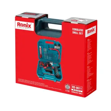 Ronix RS-8611 12V Cordless Drill Driver Set (35 pcs) - thumbnail 4