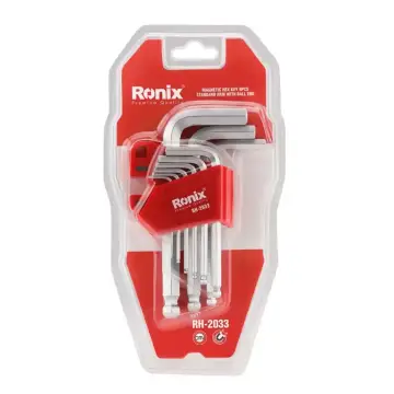 Short Arm Magnetic Hex Key Set (9Pcs) RH-2033 - thumbnail 1