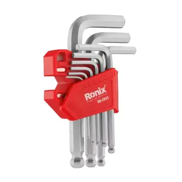 Short Arm Magnetic Hex Key Set (9Pcs) RH-2033 - thumbnail 2
