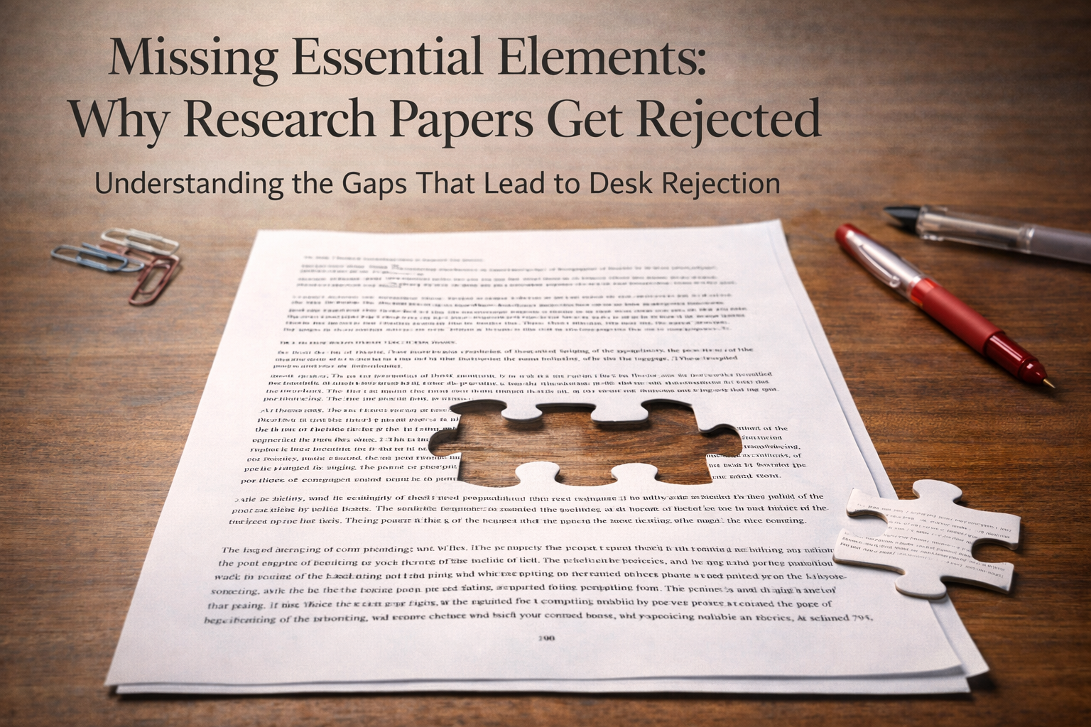 Why Research Papers Get Rejected: An Analytical Perspective from the Publication System