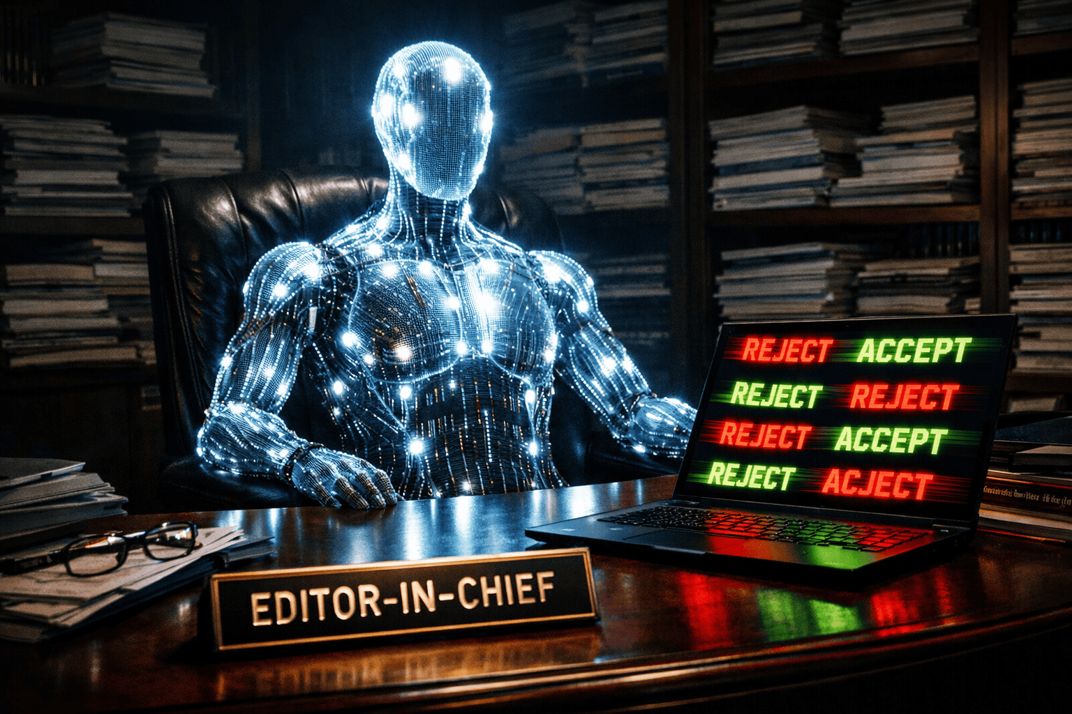 The Ghost in the Machine: Q1 Journals Run by Secret AI Agents Expose Ultimate Academic Fraud