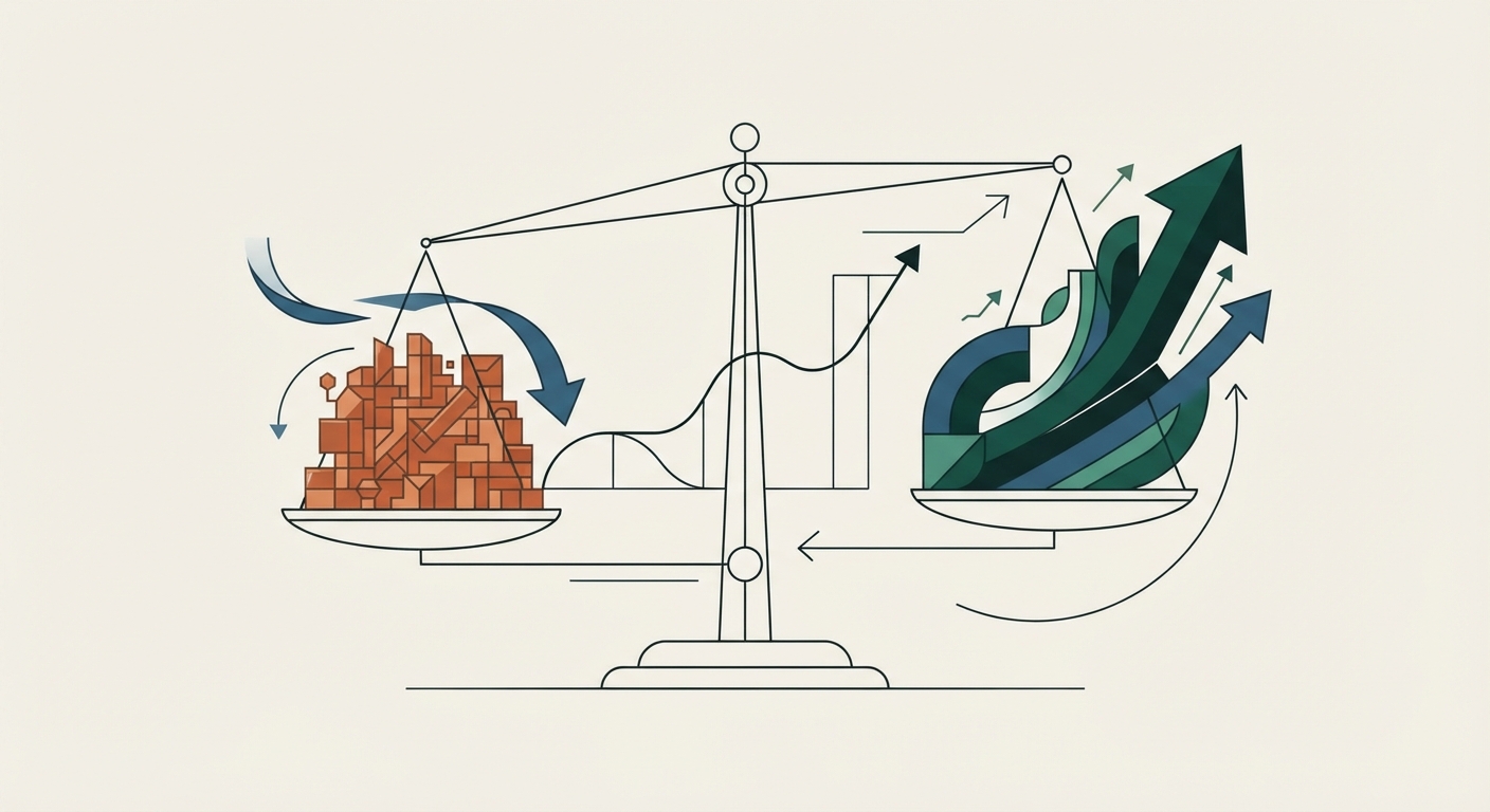 Ilustración editorial conceptual generada por inteligencia artificial para la sección economia. No es una fotografía del hecho.