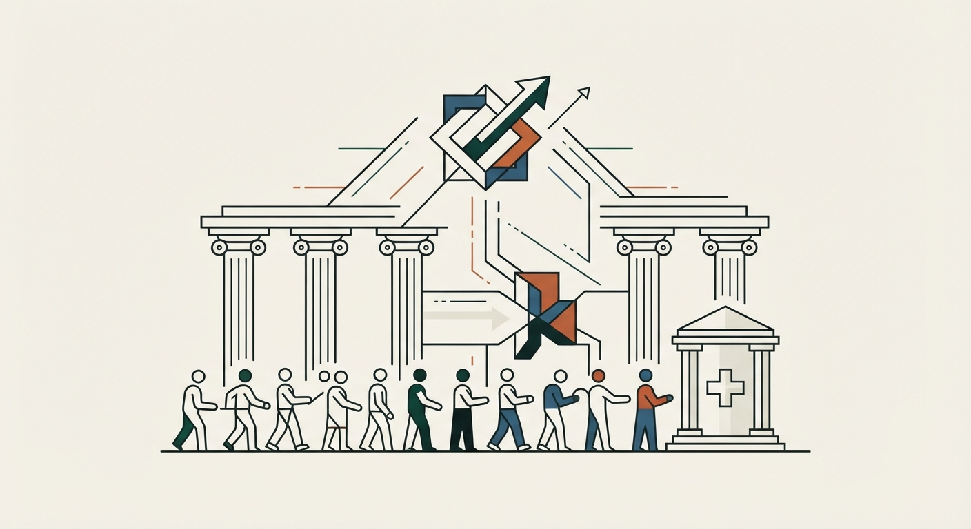 Ilustración editorial conceptual generada por inteligencia artificial para la sección estado. No es una fotografía del hecho.