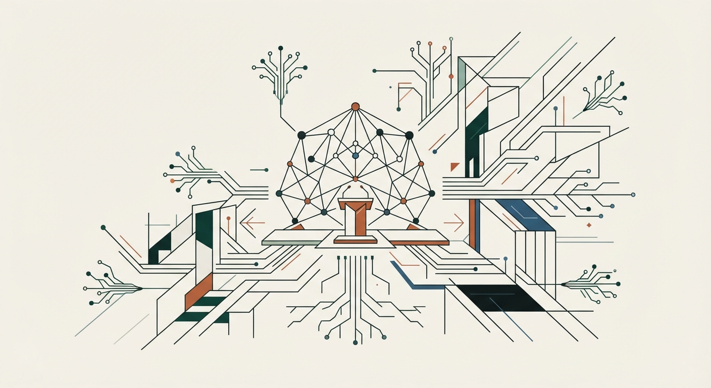 Ilustración editorial conceptual generada por inteligencia artificial para la sección tecnologia. No es una fotografía del hecho.