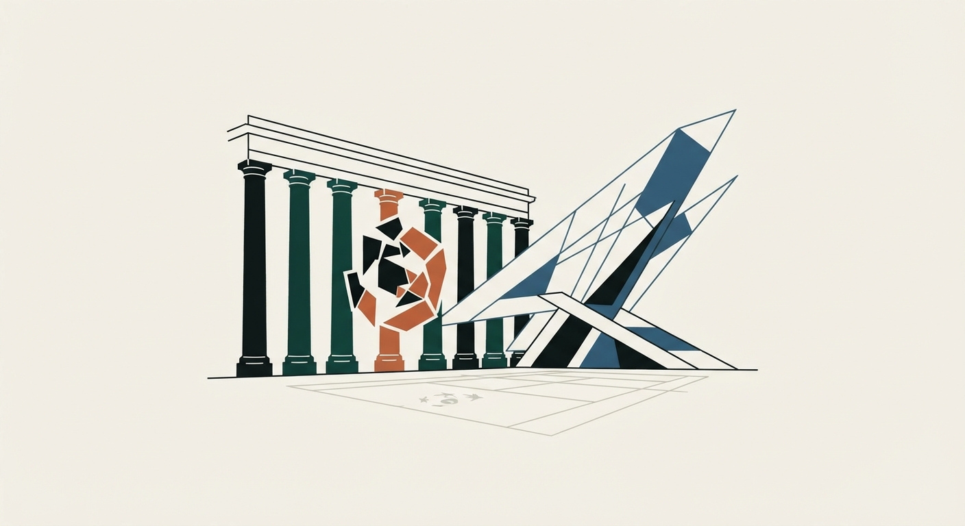 Ilustración editorial conceptual generada por inteligencia artificial para la sección estado. No es una fotografía del hecho.