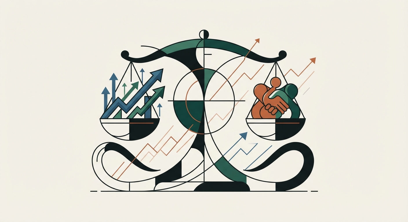 Ilustración editorial conceptual generada por inteligencia artificial para la sección economia. No es una fotografía del hecho.