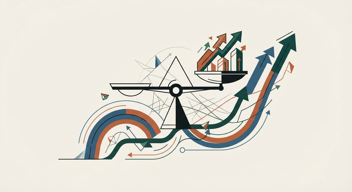 Ilustración editorial conceptual generada por inteligencia artificial para la sección economia. No es una fotografía del hecho.