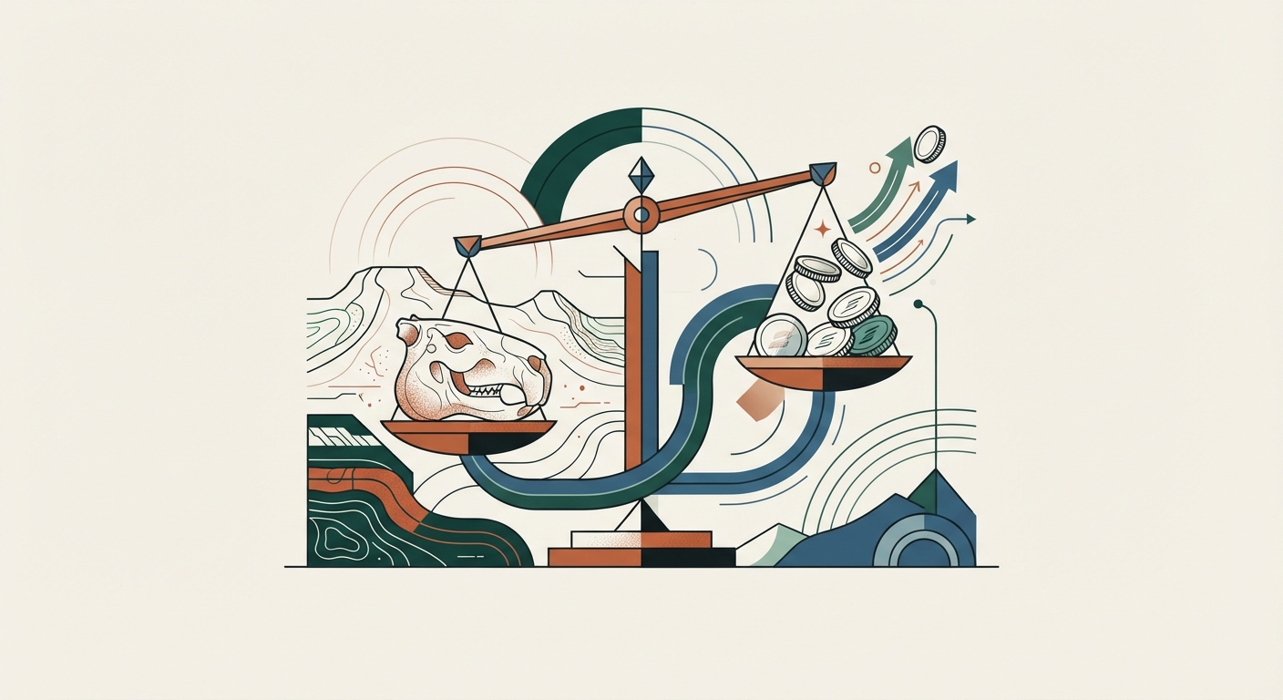 Ilustración editorial conceptual generada por inteligencia artificial para la sección economia. No es una fotografía del hecho.