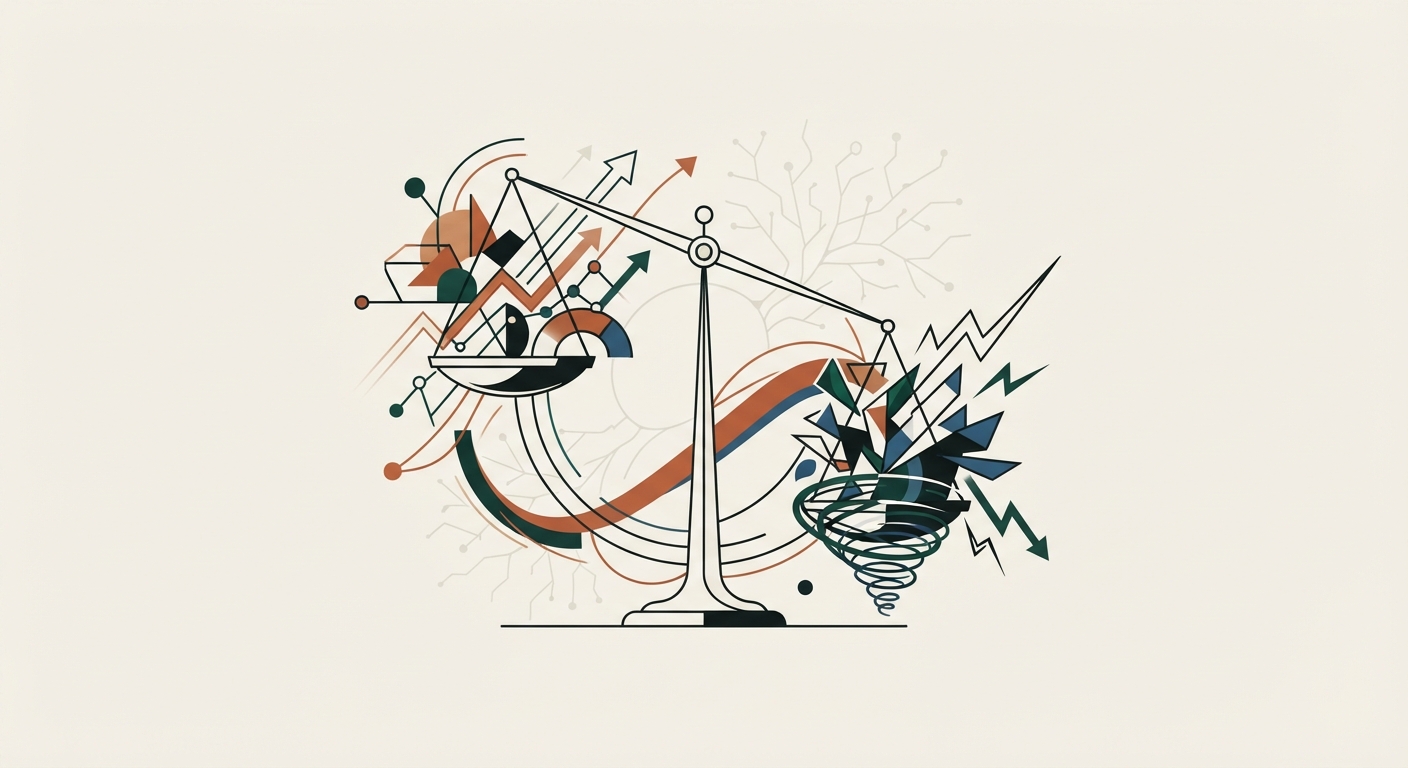 Ilustración editorial conceptual generada por inteligencia artificial para la sección economia. No es una fotografía del hecho.