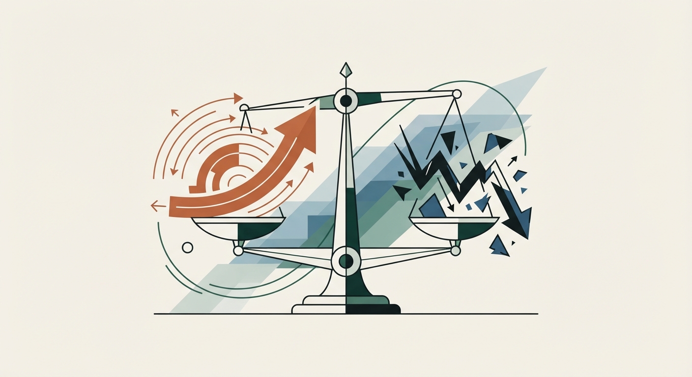 Ilustración editorial conceptual generada por inteligencia artificial para la sección economia. No es una fotografía del hecho.
