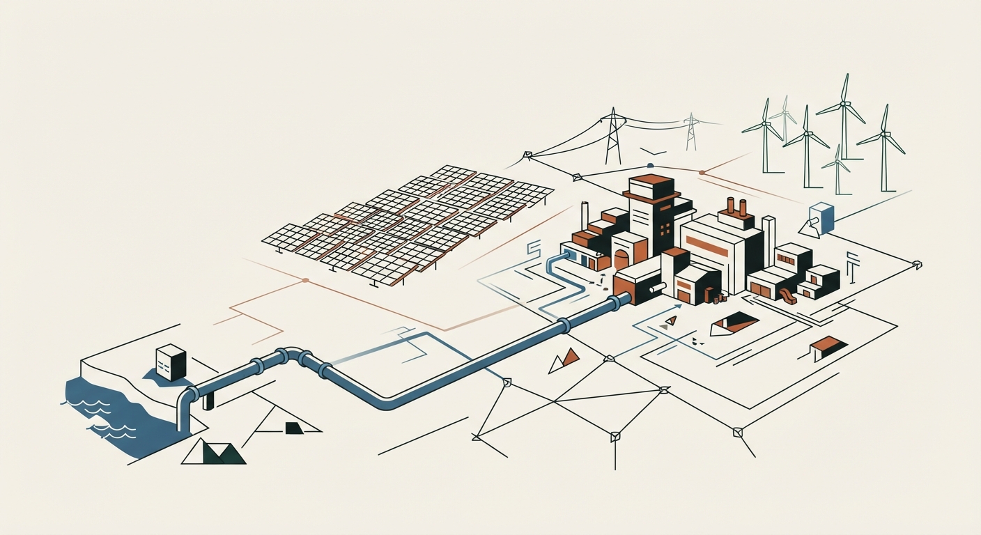 Ilustración editorial conceptual generada por inteligencia artificial para la sección produccion. No es una fotografía del hecho.