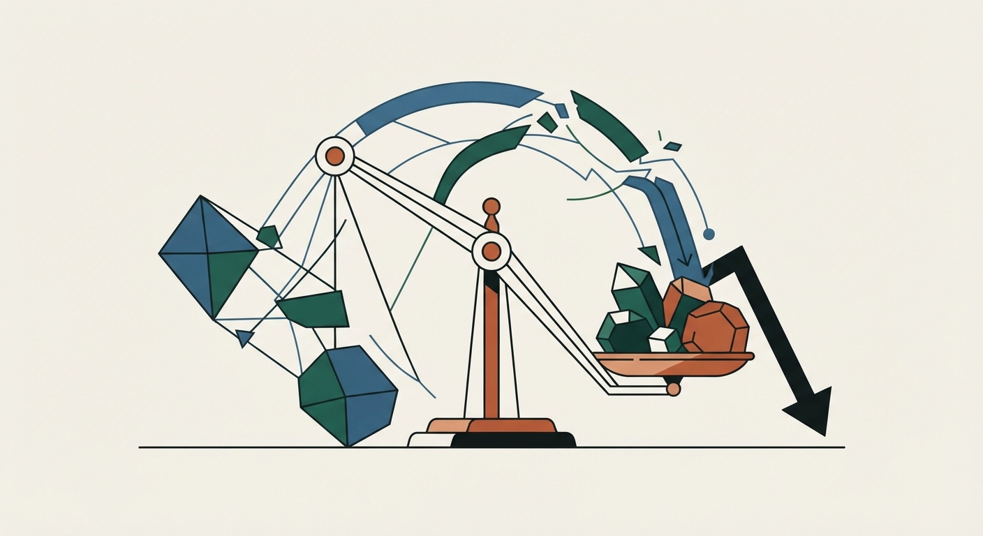 Ilustración editorial conceptual generada por inteligencia artificial para la sección economia. No es una fotografía del hecho.