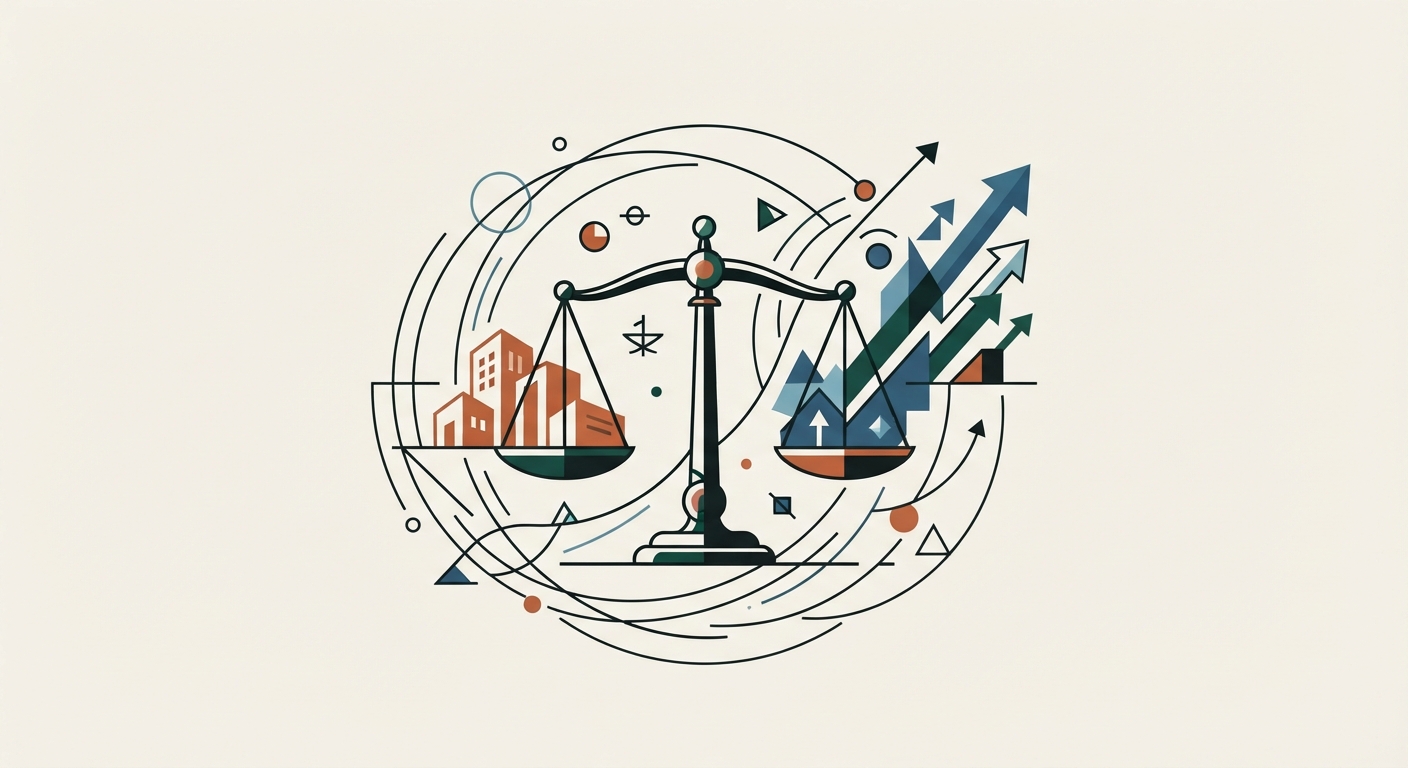 Ilustración editorial conceptual generada por inteligencia artificial para la sección economia. No es una fotografía del hecho.
