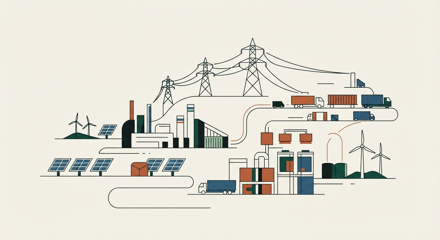 Ilustración editorial conceptual generada por inteligencia artificial para la sección produccion. No es una fotografía del hecho.