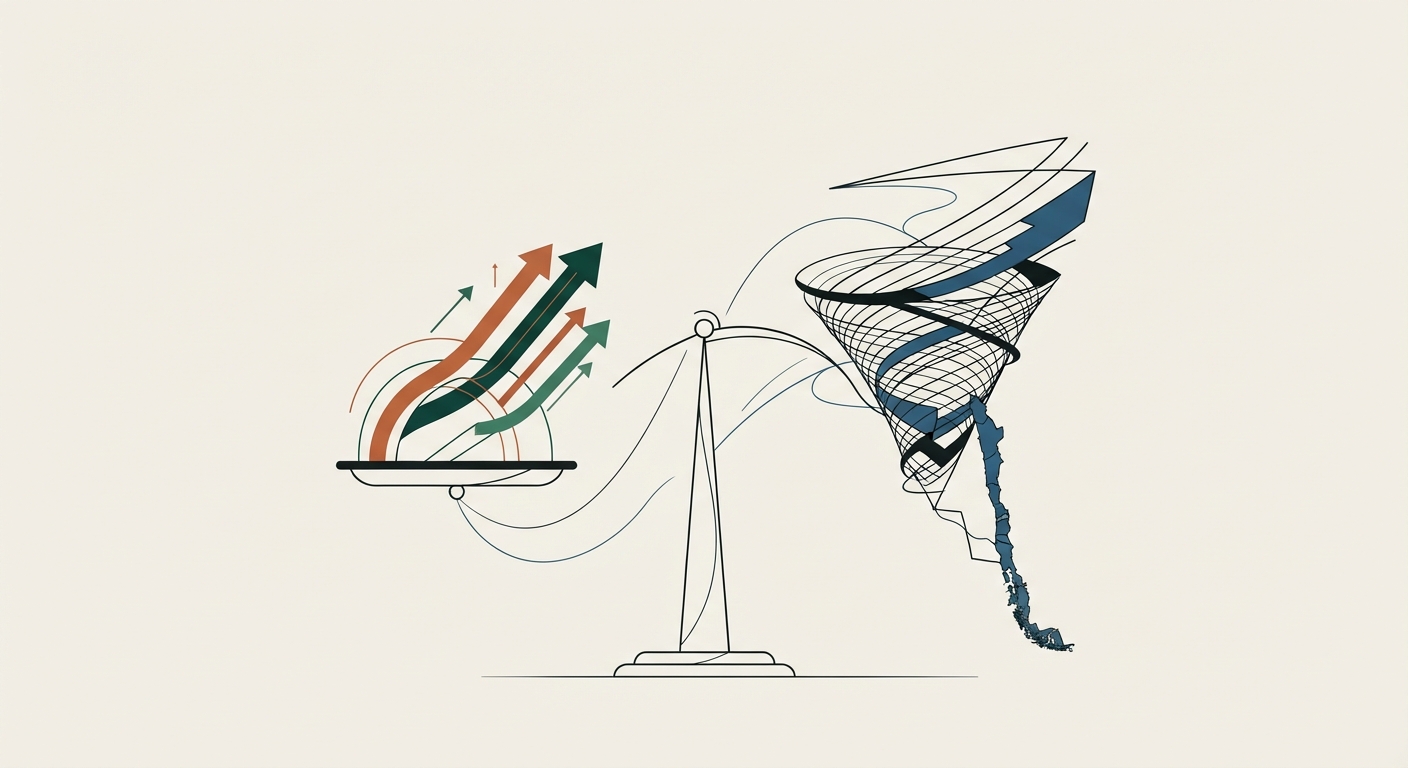 Ilustración editorial conceptual generada por inteligencia artificial para la sección economia. No es una fotografía del hecho.