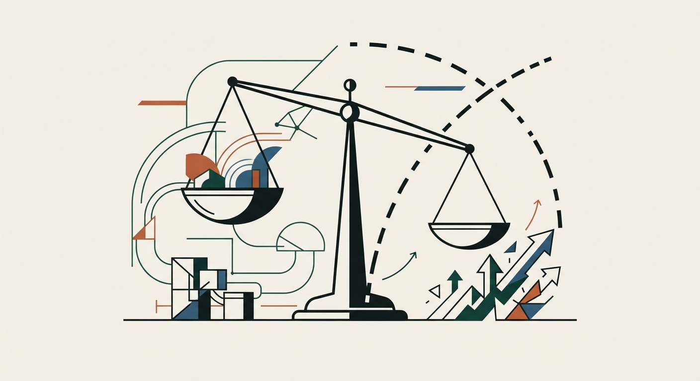 Ilustración editorial conceptual generada por inteligencia artificial para la sección economia. No es una fotografía del hecho.