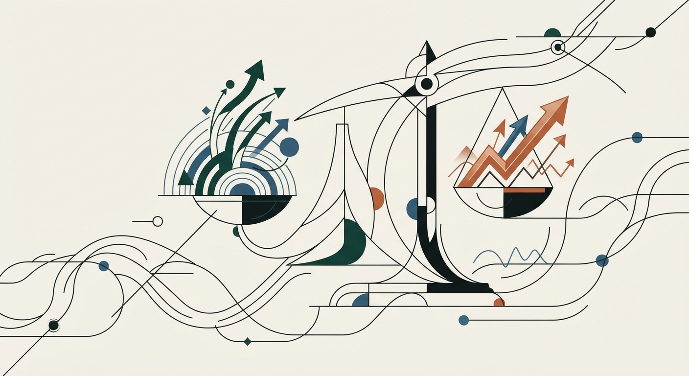 Ilustración editorial conceptual generada por inteligencia artificial para la sección economia. No es una fotografía del hecho.