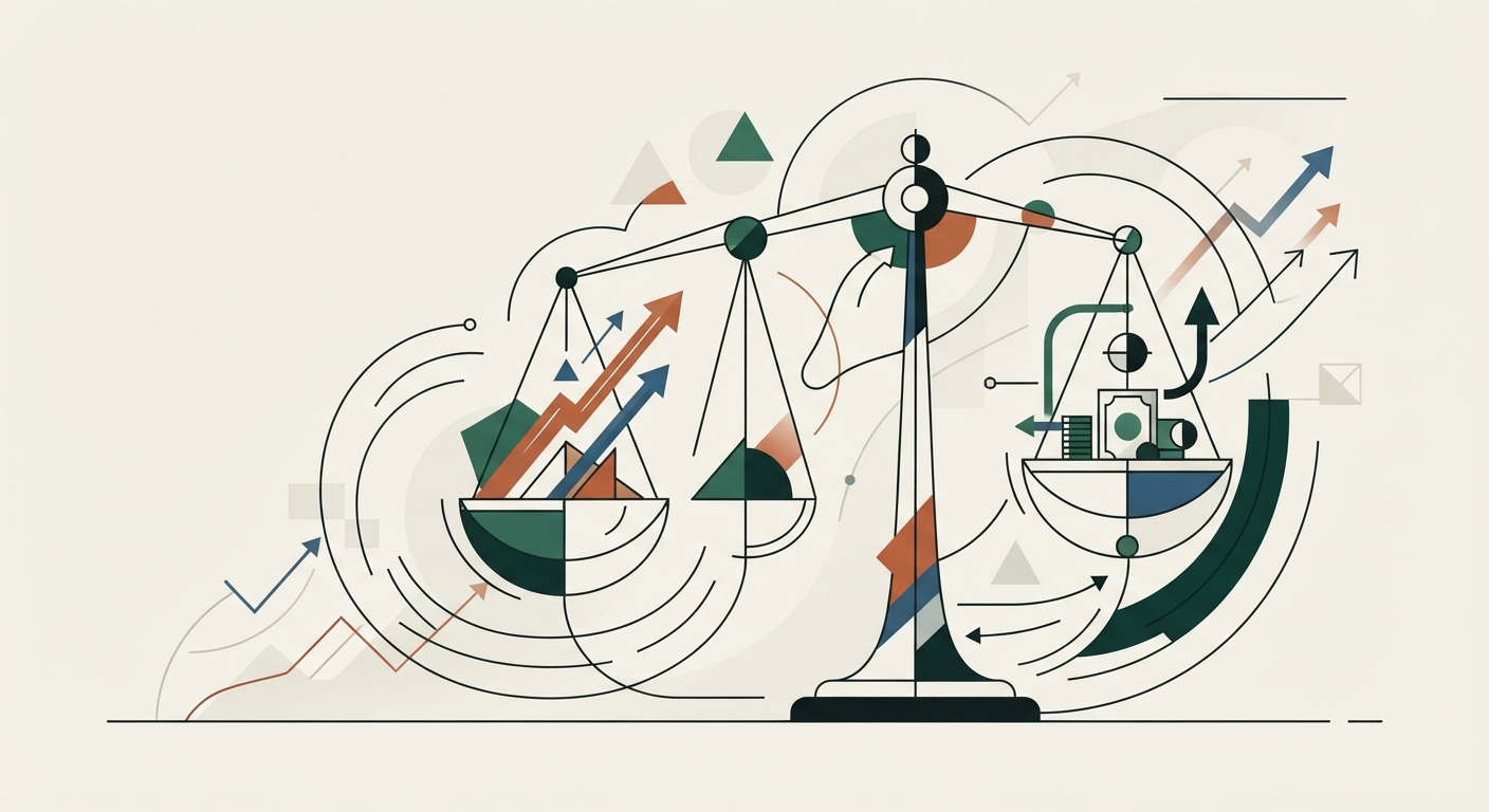 Ilustración editorial conceptual generada por inteligencia artificial para la sección economia. No es una fotografía del hecho.