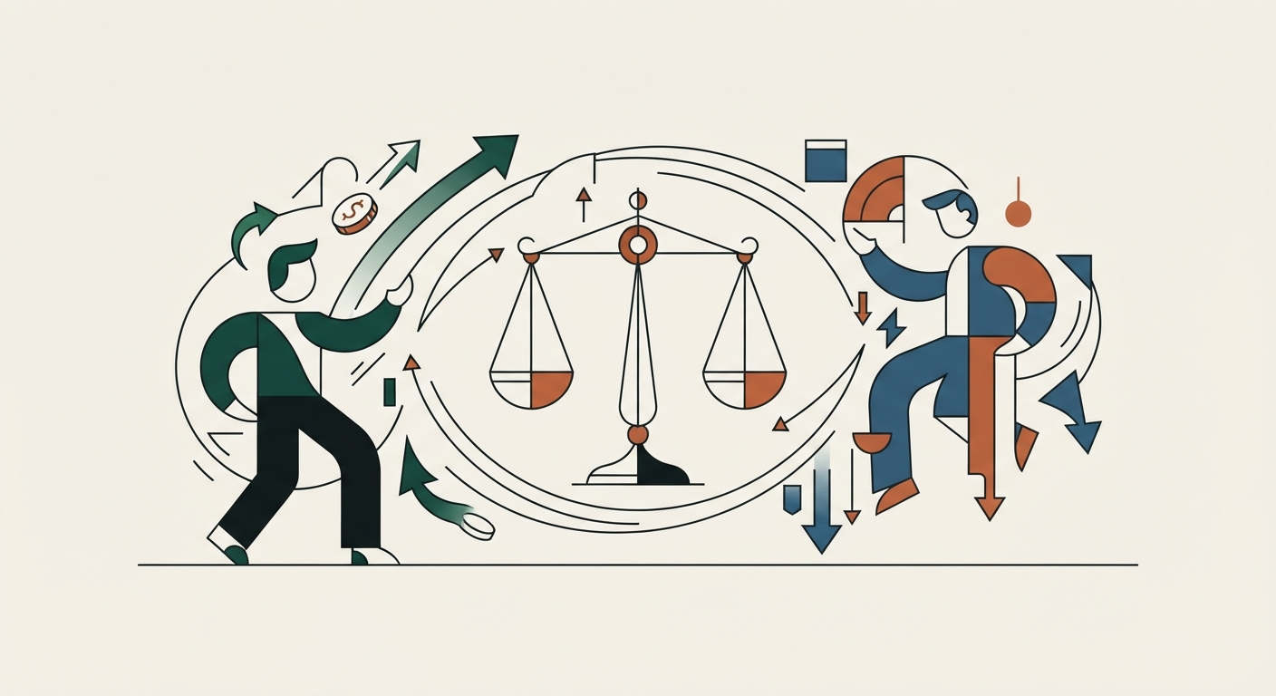 Ilustración editorial conceptual generada por inteligencia artificial para la sección economia. No es una fotografía del hecho.