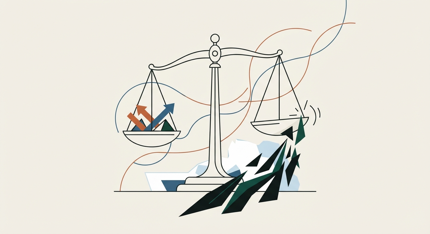 Ilustración editorial conceptual generada por inteligencia artificial para la sección economia. No es una fotografía del hecho.