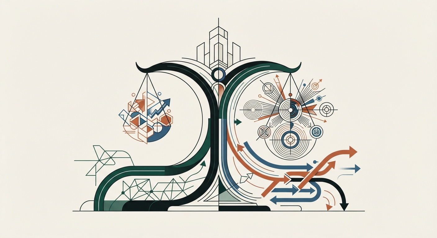 Ilustración editorial conceptual generada por inteligencia artificial para la sección economia. No es una fotografía del hecho.