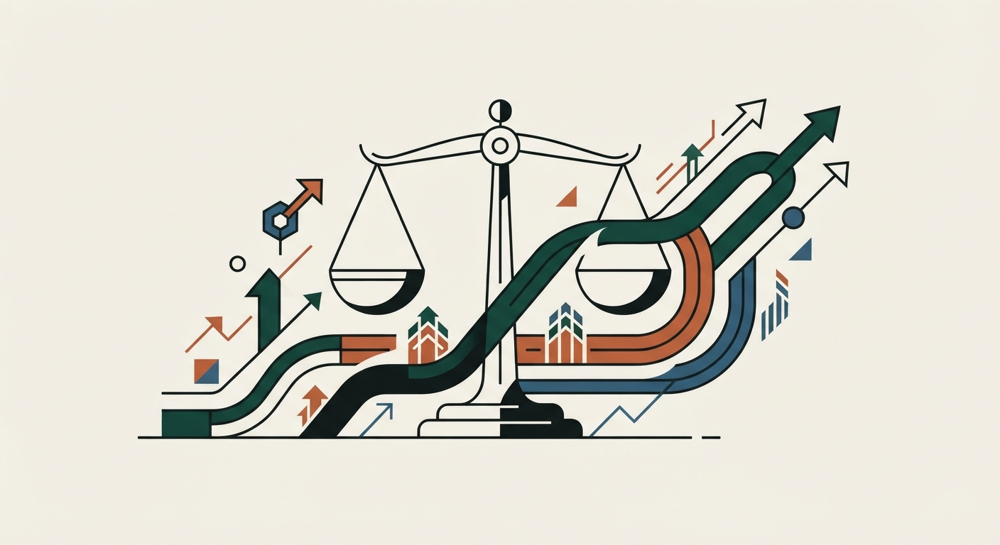 Ilustración editorial conceptual generada por inteligencia artificial para la sección economia. No es una fotografía del hecho.