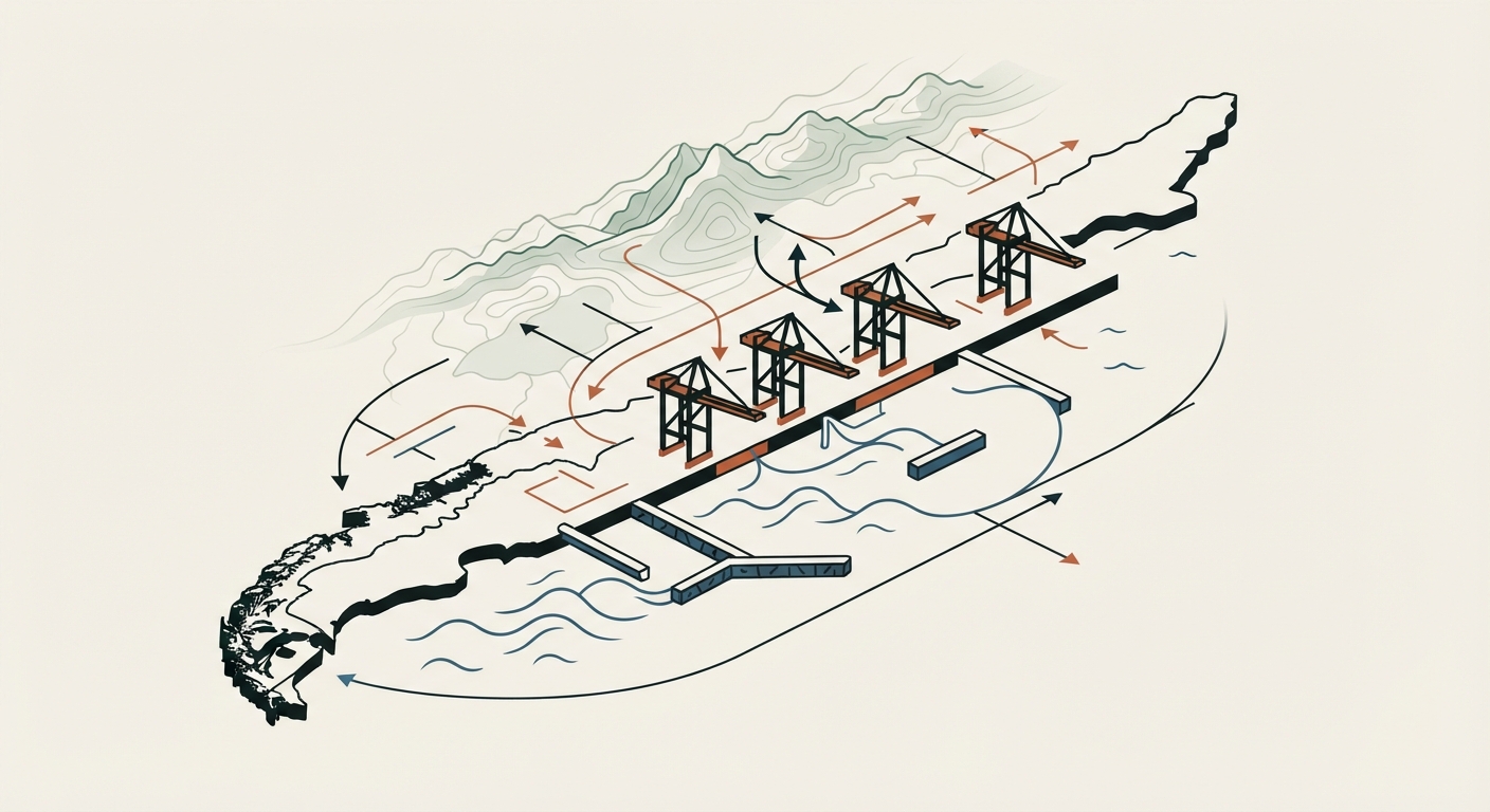 Ilustración editorial conceptual generada por inteligencia artificial para la sección territorios. No es una fotografía del hecho.