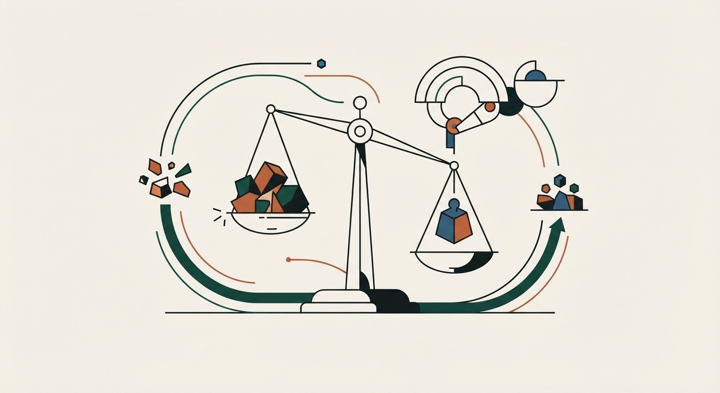 Ilustración editorial conceptual generada por inteligencia artificial para la sección economia. No es una fotografía del hecho.