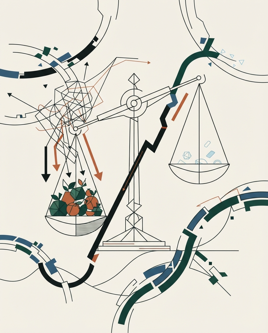 Ilustración editorial conceptual generada por inteligencia artificial para la sección economia. No es una fotografía del hecho.