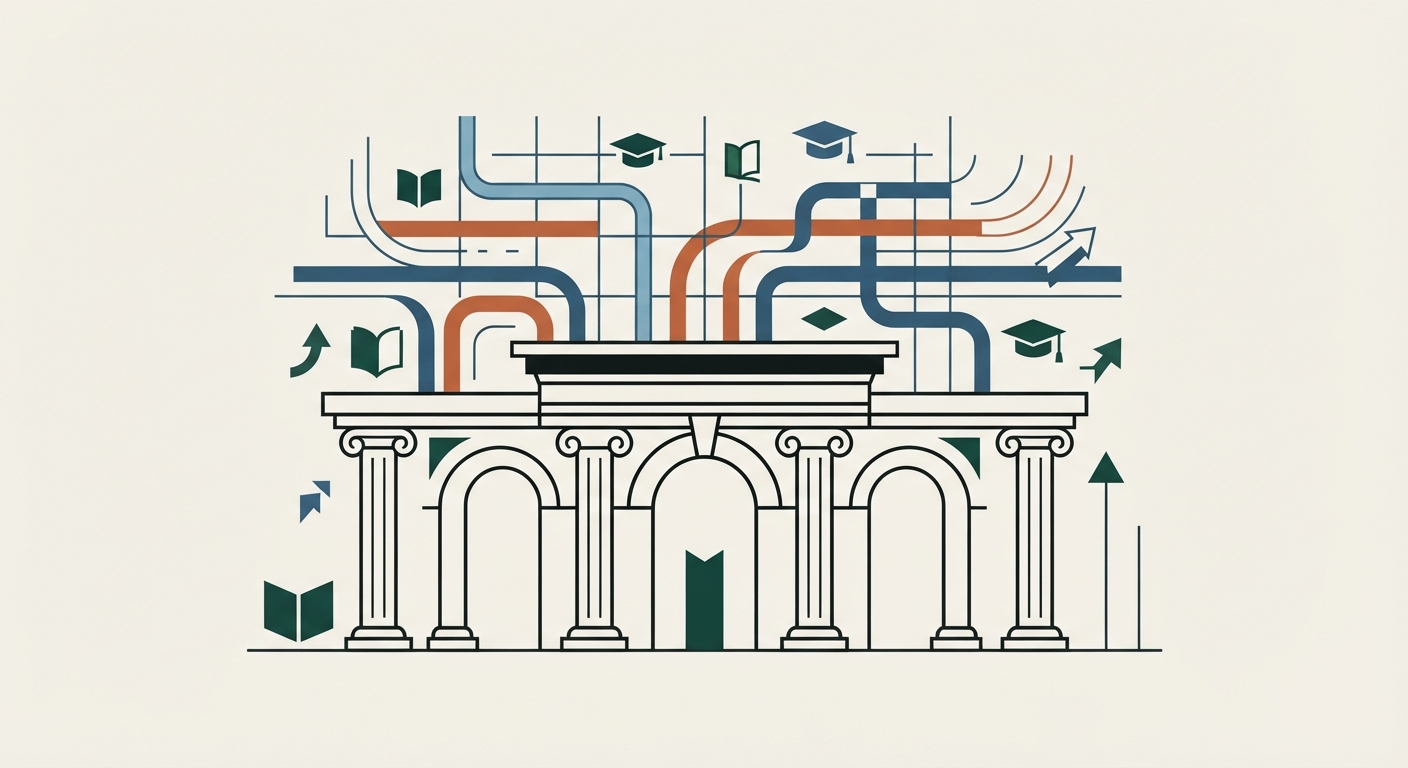 Ilustración editorial conceptual generada por inteligencia artificial para la sección estado. No es una fotografía del hecho.
