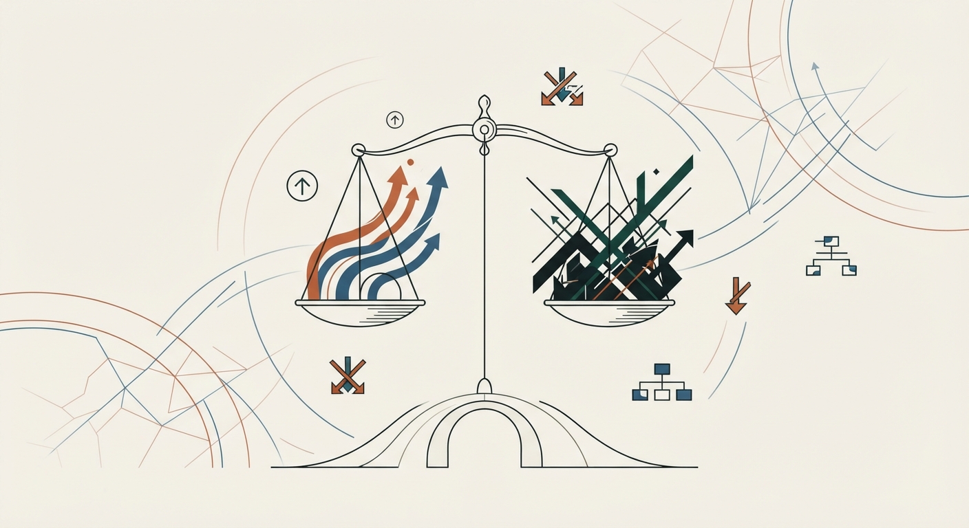 Ilustración editorial conceptual generada por inteligencia artificial para la sección economia. No es una fotografía del hecho.