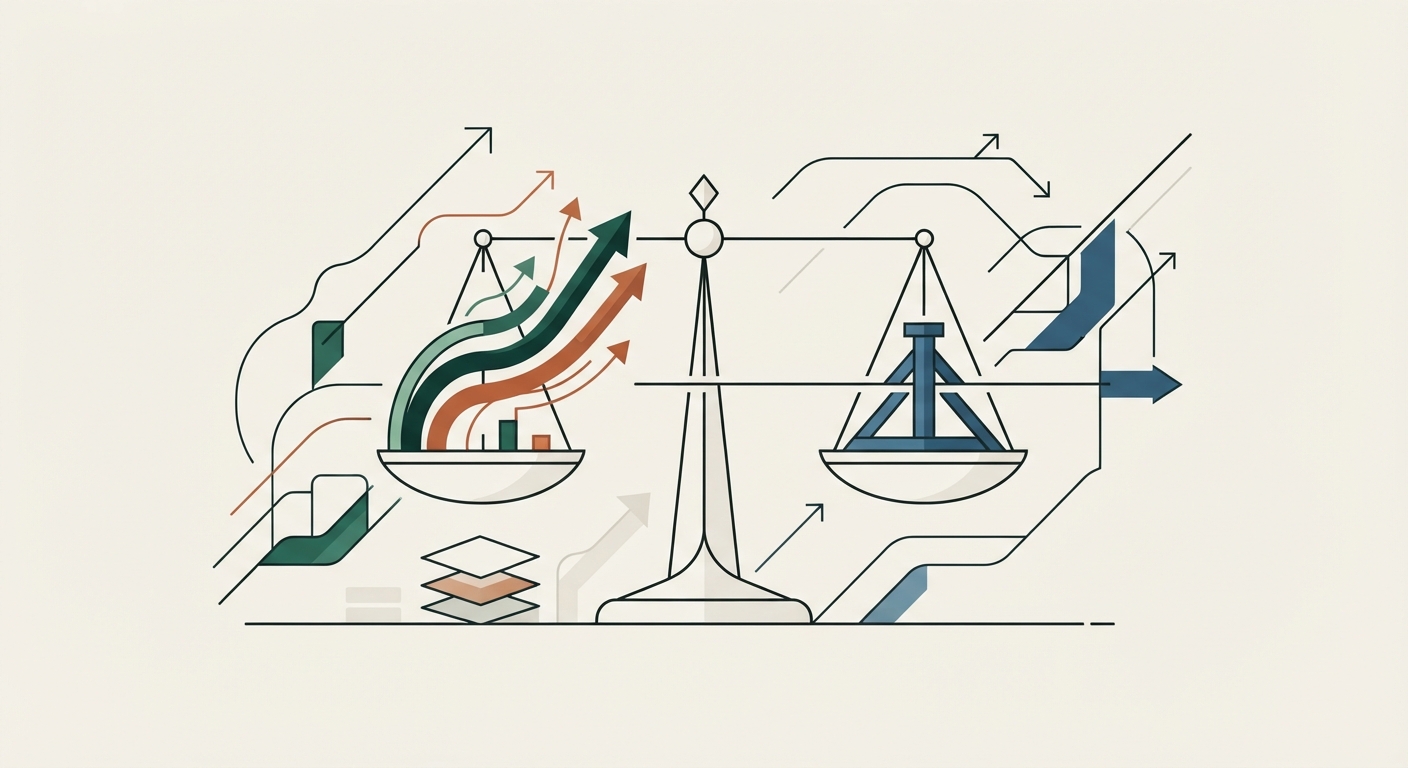 Ilustración editorial conceptual generada por inteligencia artificial para la sección economia. No es una fotografía del hecho.