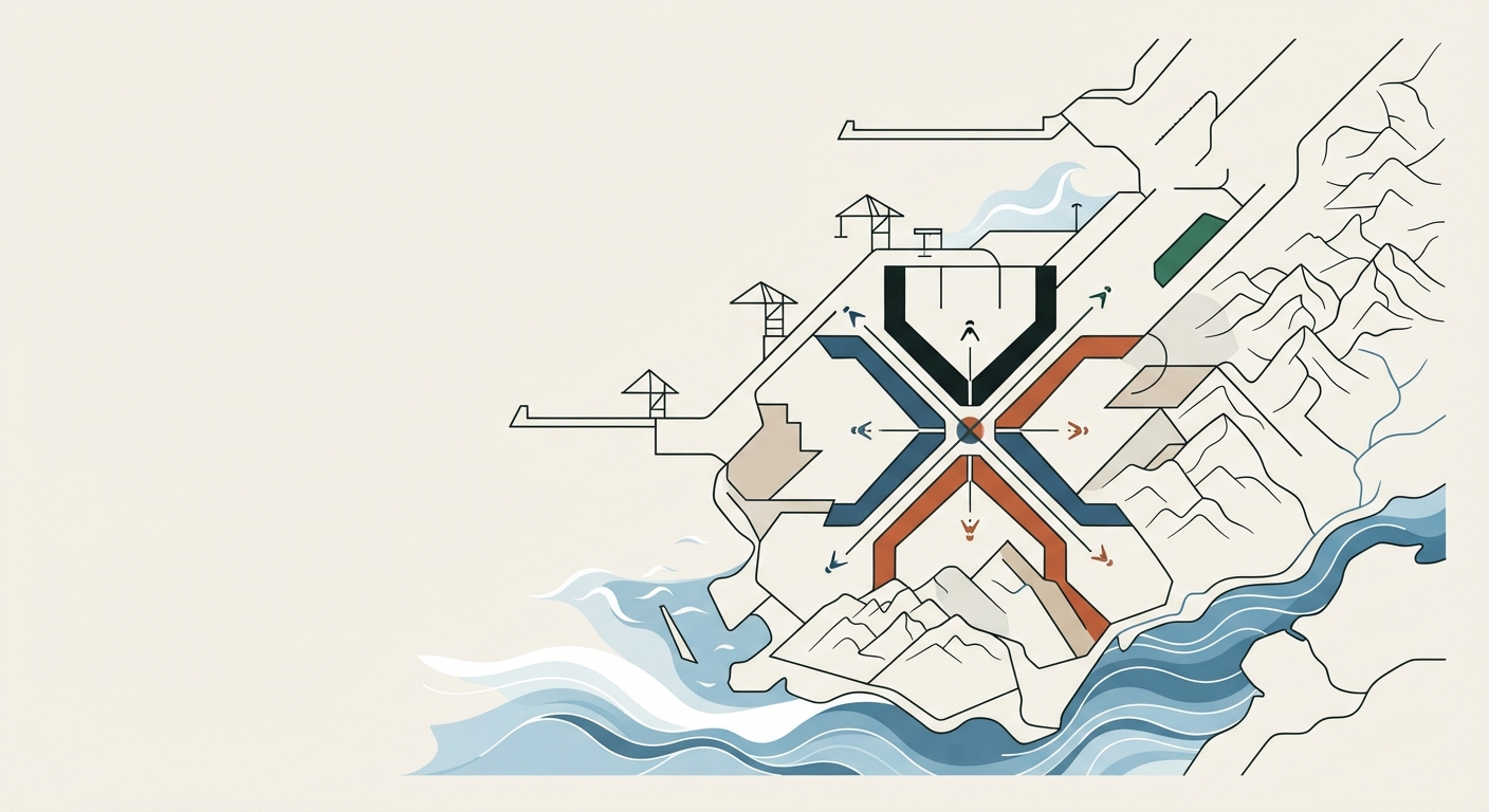 Ilustración editorial conceptual generada por inteligencia artificial para la sección territorios. No es una fotografía del hecho.