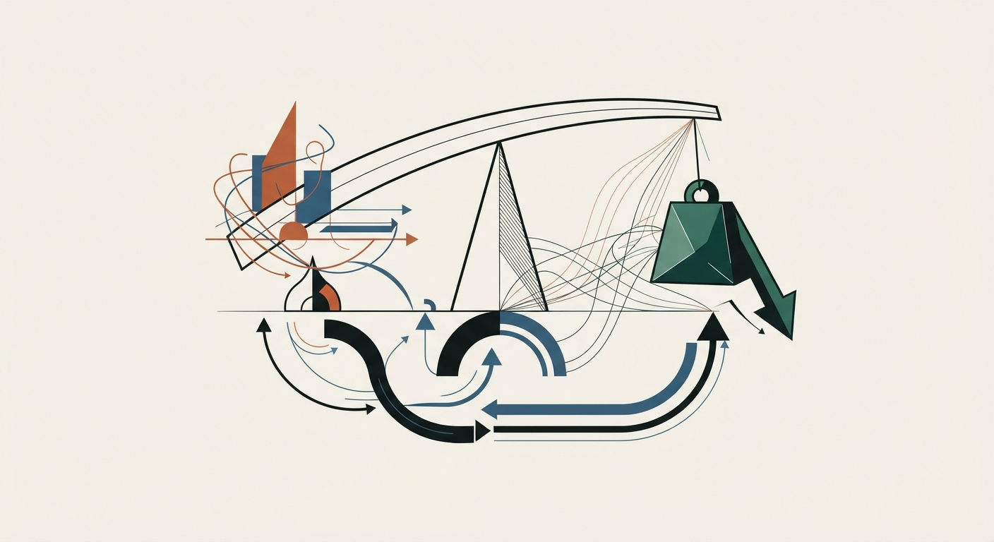 Ilustración editorial conceptual generada por inteligencia artificial para la sección economia. No es una fotografía del hecho.