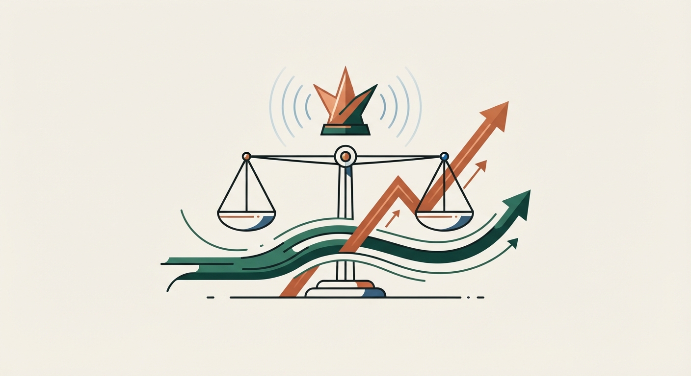 Ilustración editorial conceptual generada por inteligencia artificial para la sección economia. No es una fotografía del hecho.