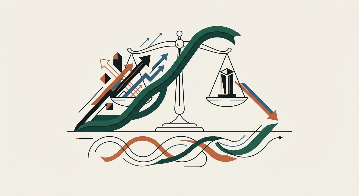 Ilustración editorial conceptual generada por inteligencia artificial para la sección economia. No es una fotografía del hecho.